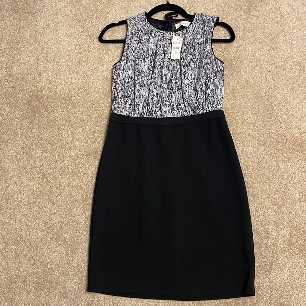 Ann Taylor Loft Sleeveless dress. Size: 2 Petite - Picture 1 of 5